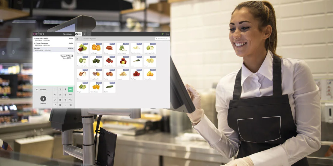 Sistema de punto de venta utilizado en una operación comercial